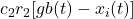 c_{2}r_{2}[gb(t) - x_{i}(t)]